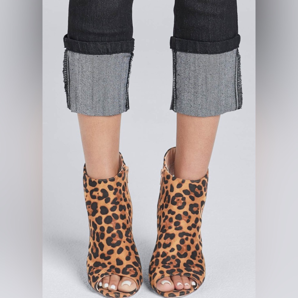Venus Cropped Cuff Jeans Black wash 2 8 10 brand new sexy denim capri pants - Picture 5 of 6